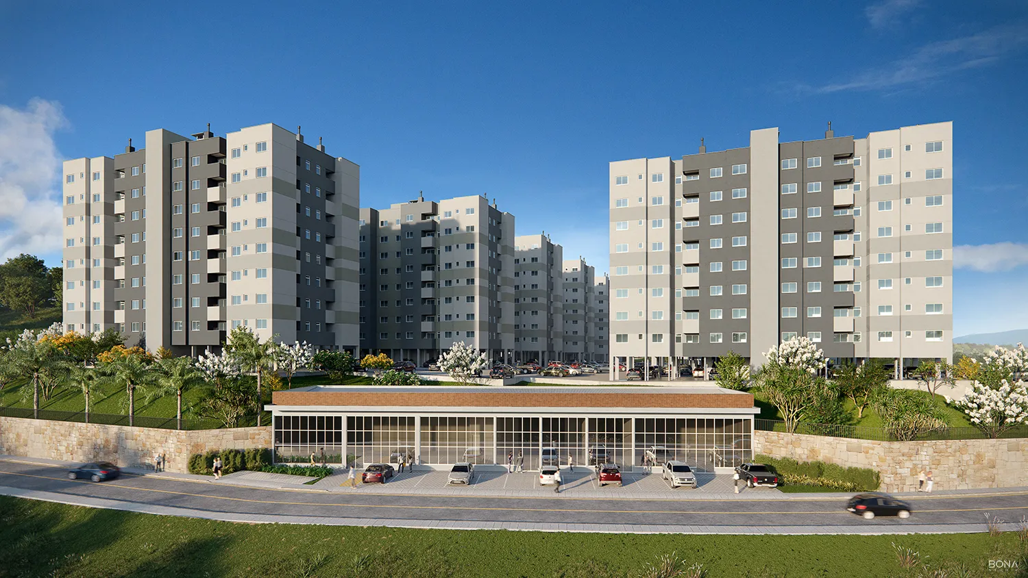 Foto do empreendimento Garden Club Residence localizado em Pedra Branca, Palhoça - SC