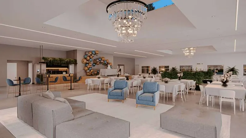 Apartamento moderno com varanda do Garden Home Resort