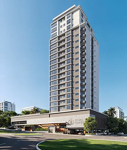 Foto do empreendimento Royal Tower localizado em Bairro Pagani, Palhoça - SC